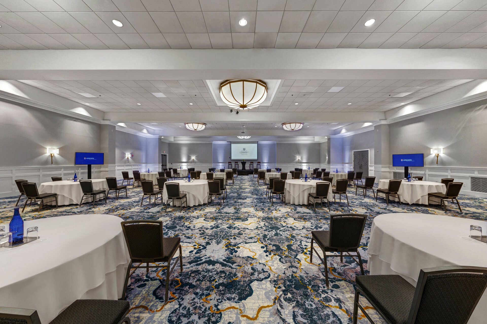 bayview ballroom dressed up for a wedding