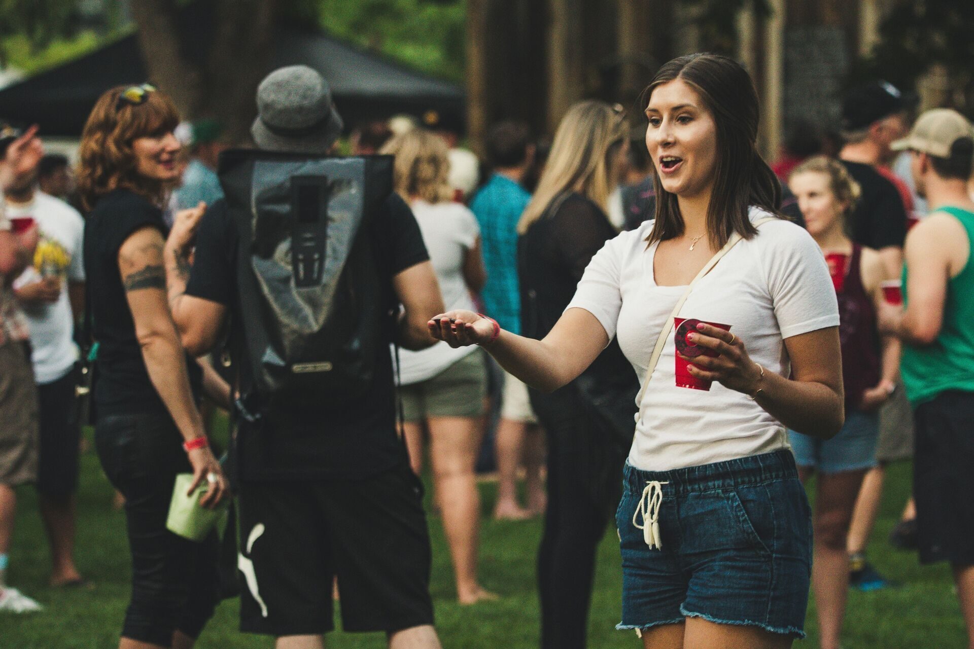 person at festival